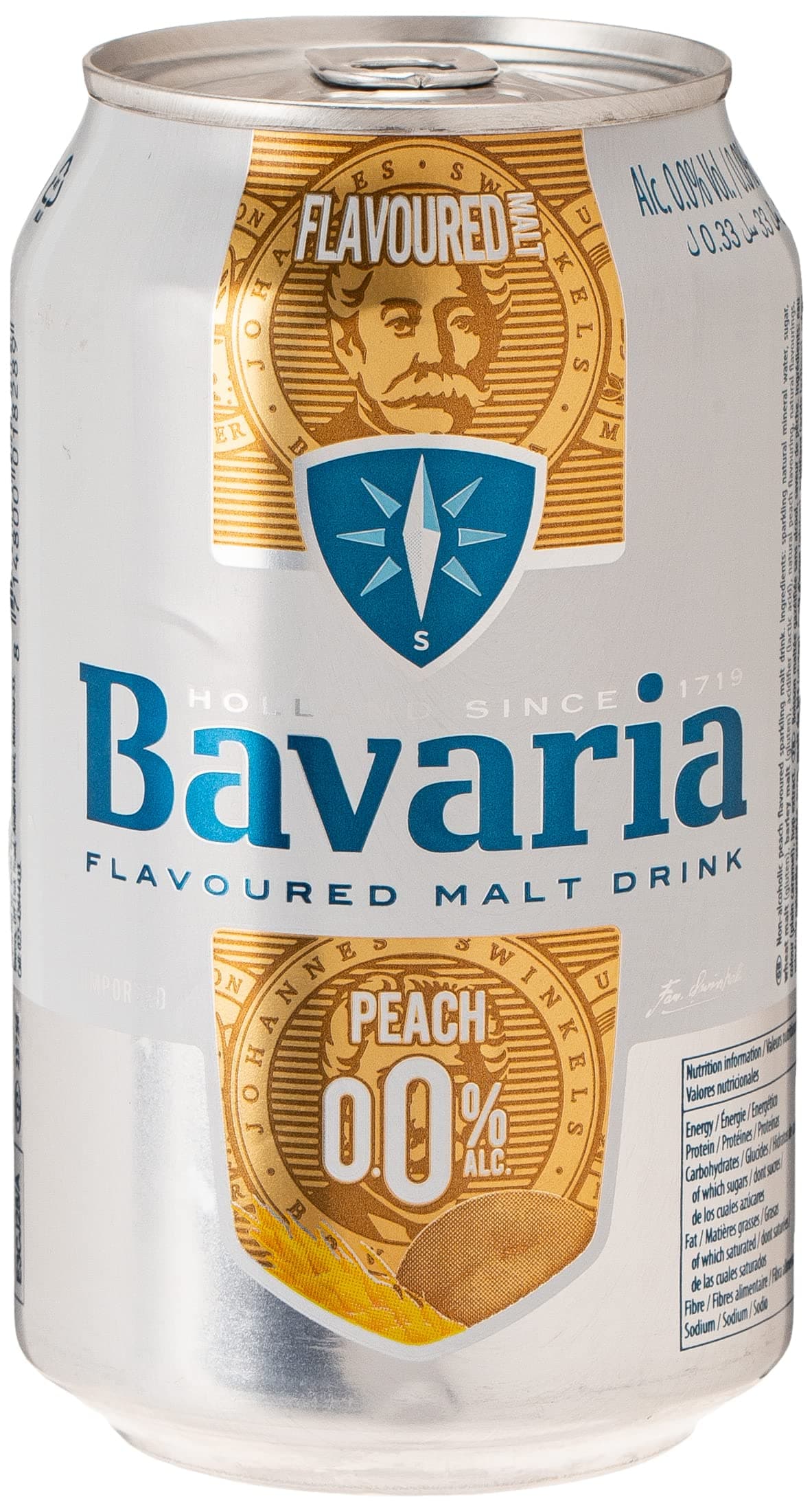 Non Alcoholic Drink Peach Can, 330 Ml, packaging may vary