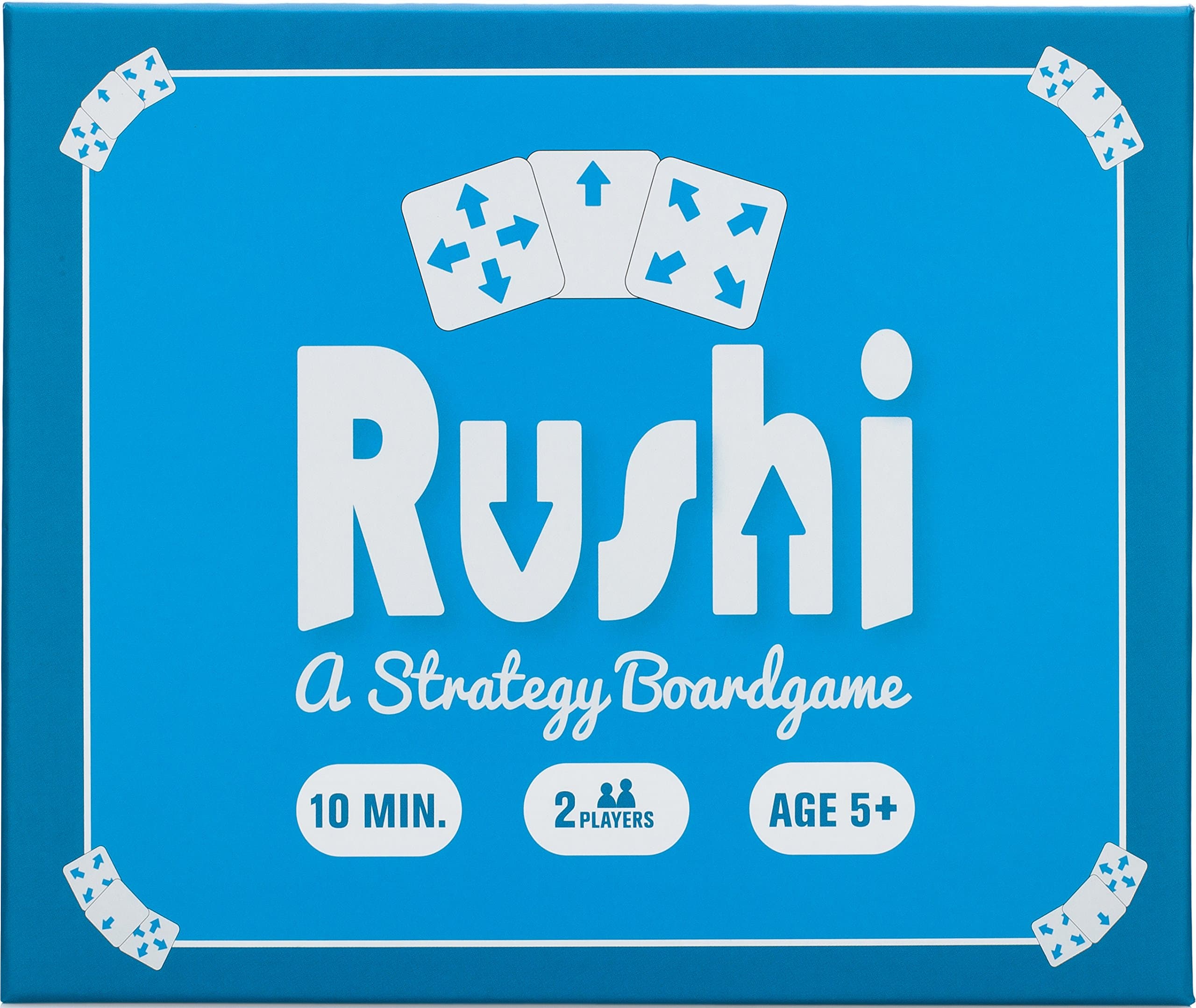 Rushi Strategy Tile Game: 2 Player Board Game