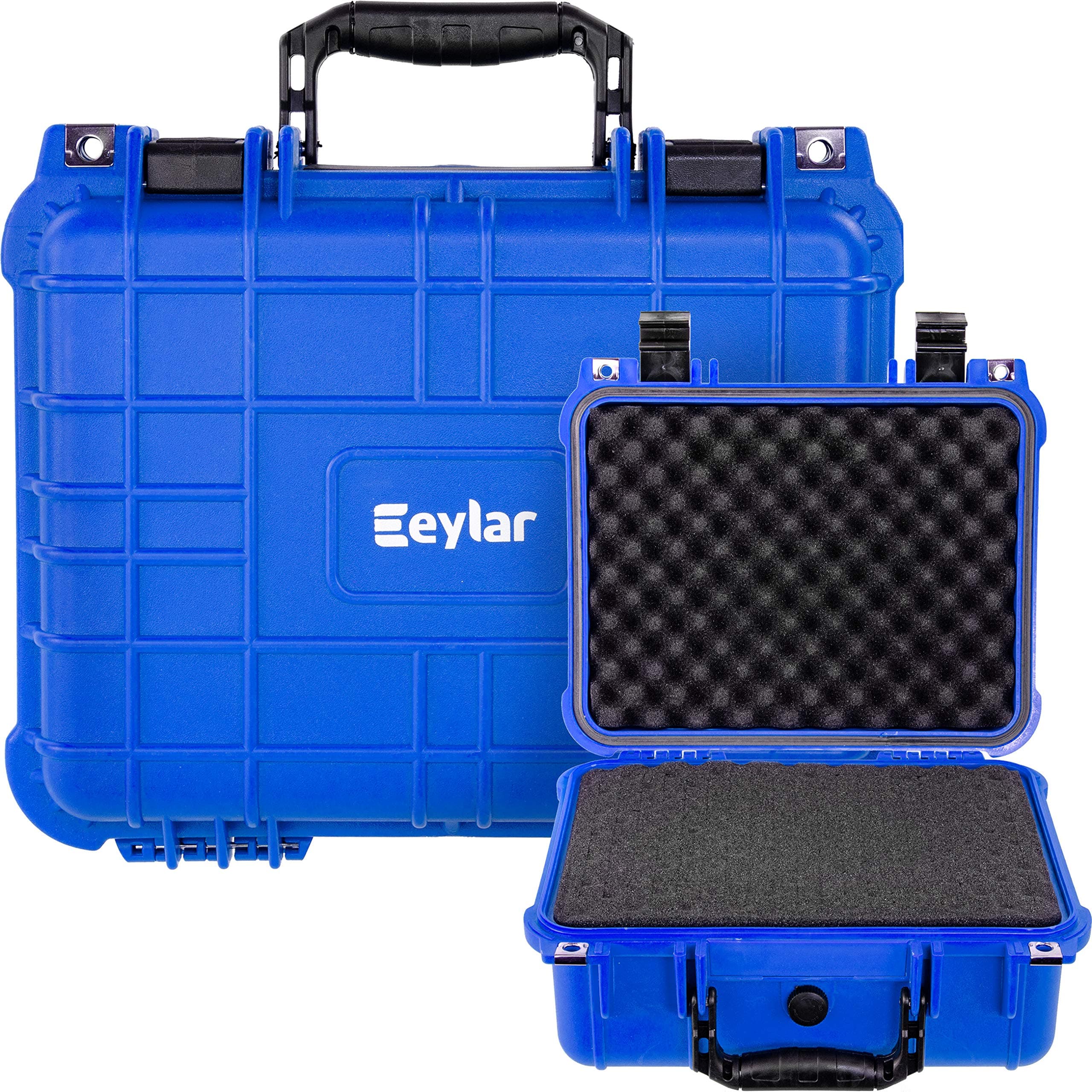 Protective Hard Camera Case Water & Shock Proof w/Foam TSA Approved 13.37 Inch 11.62 Inch 6 Inch Blue (Blue)