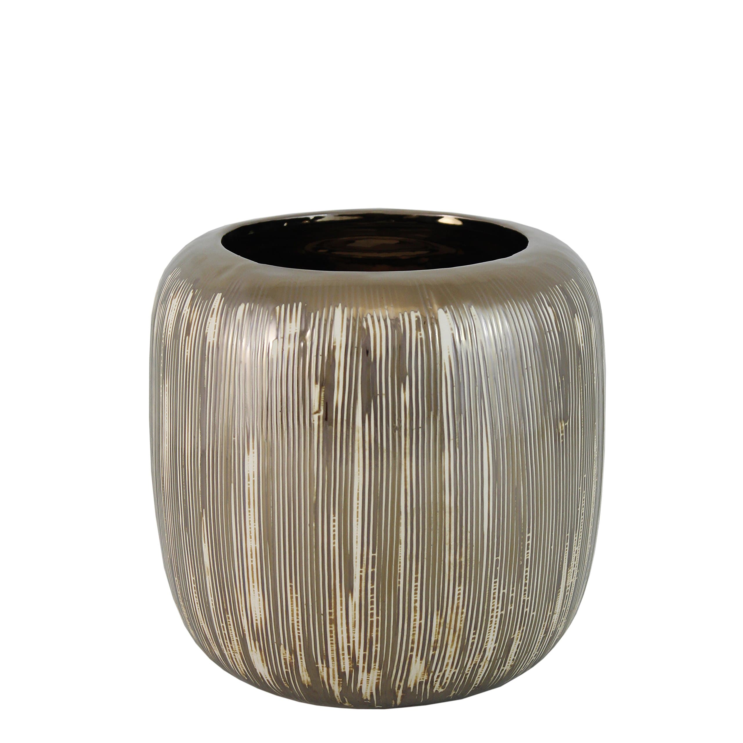 10-Inch Tall Fiji Decorative Ceramic Planter