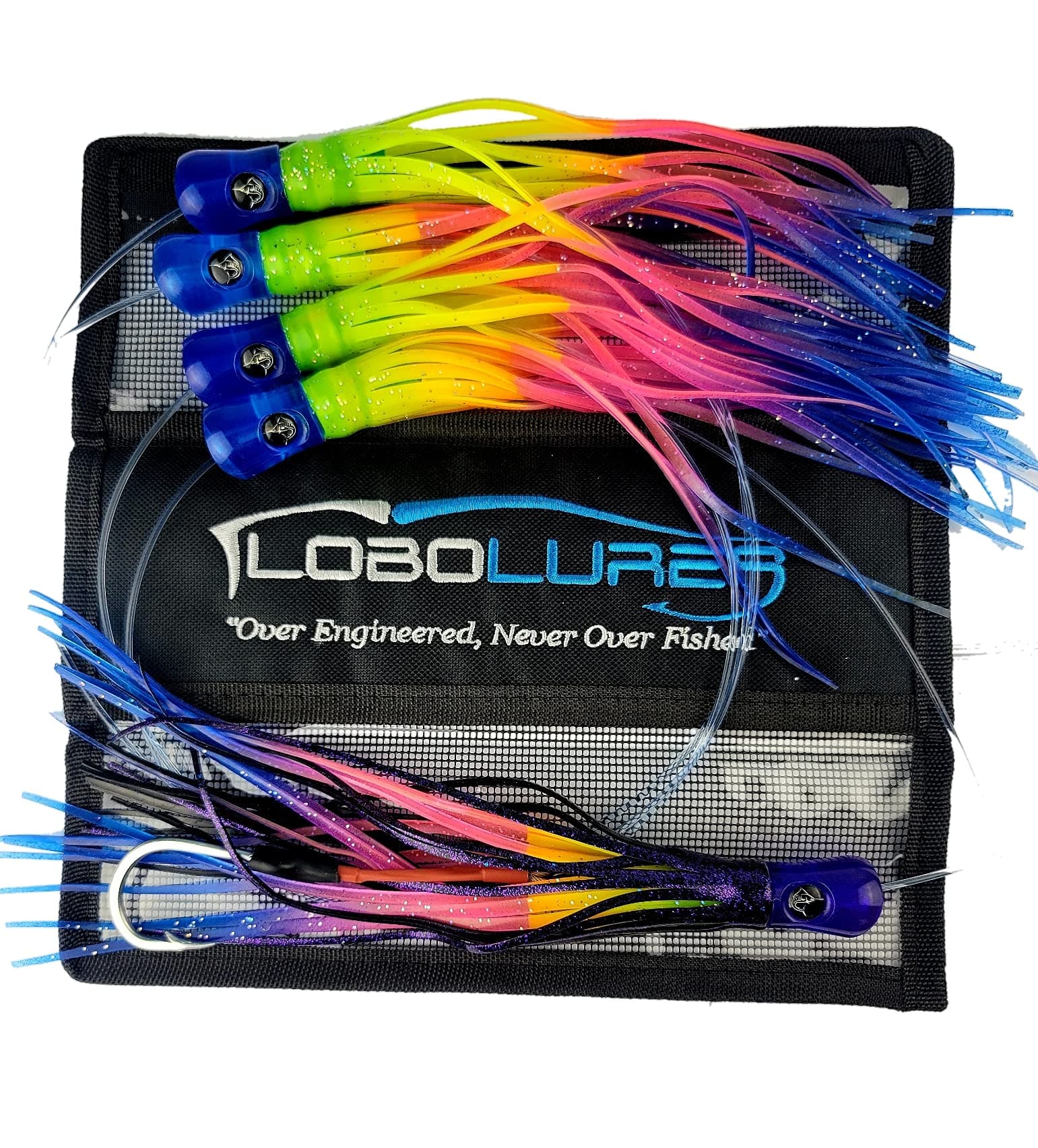 Lobo Lures#207 Skipjack Hybrid Big Game Daisy Chain Marlin Tuna and Mahi Includes Premium Lure Bag