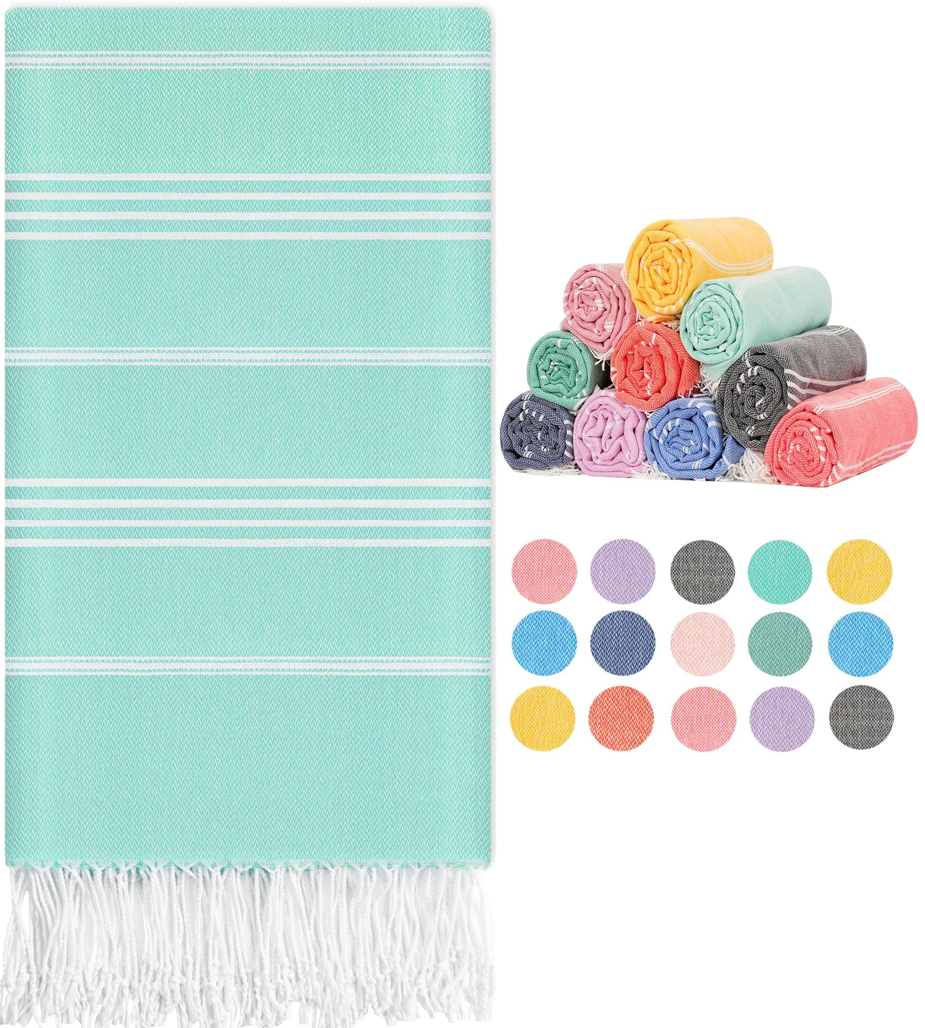 Antfuny Turkish Beach Towels Adult Pool Swim Bathroom Towel Oversized Sand Free Quick Dry Lightweight Extra Large Cloud Summer Vacation Essentials Clearance Must Haves Ship Cruise Accessories 2025