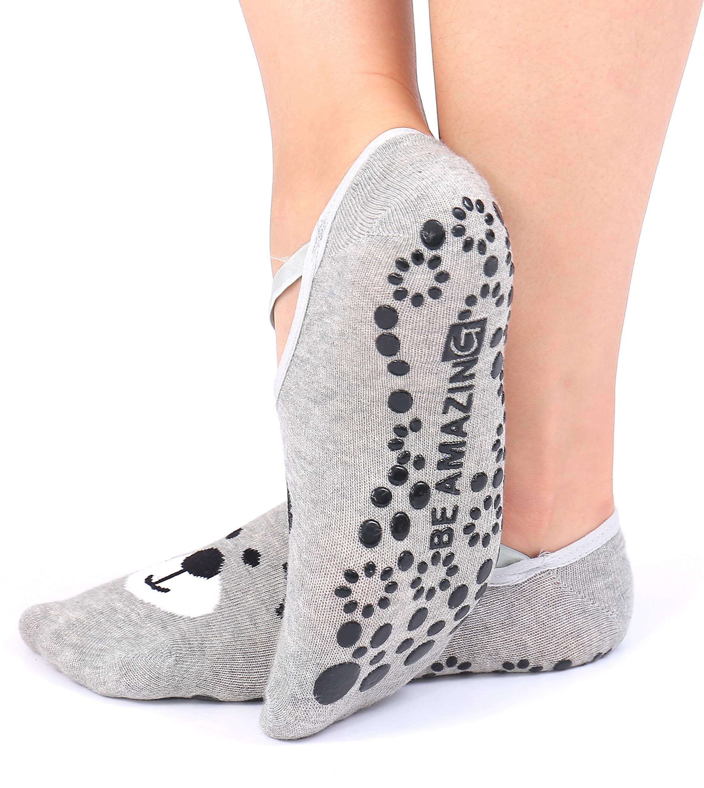 Yoga Socks for Women Barre Sock Grip Non-Slip No-Skid Pilates Hospital Maternity