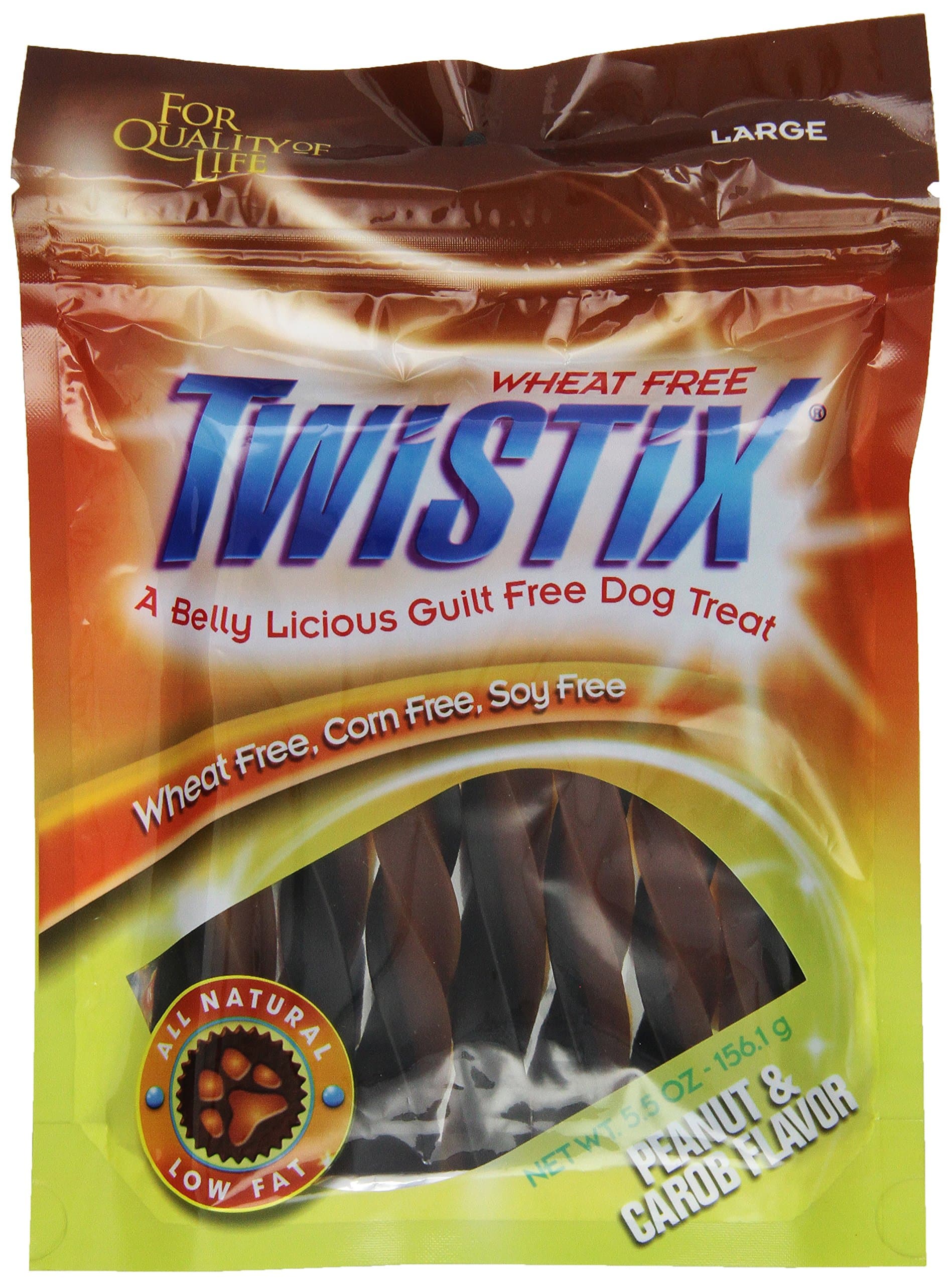 Dental Chews For Pets With Peanut/Carob Flavor, Large