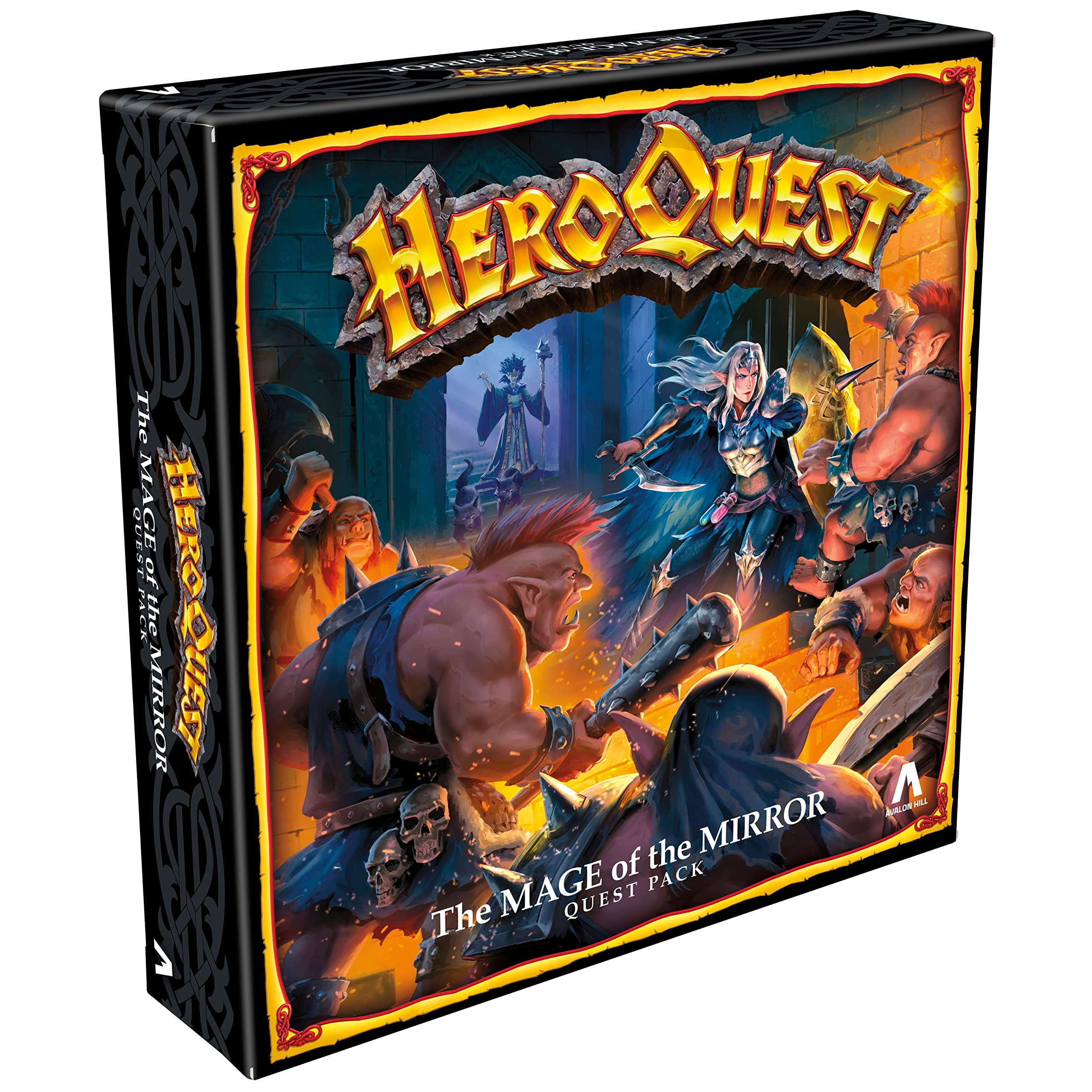 Avalon Hill Heroquest The Mage of The Mirror Quest Pack, Roleplaying Game for Ages 14+, Requires HeroQuest Game System to Play