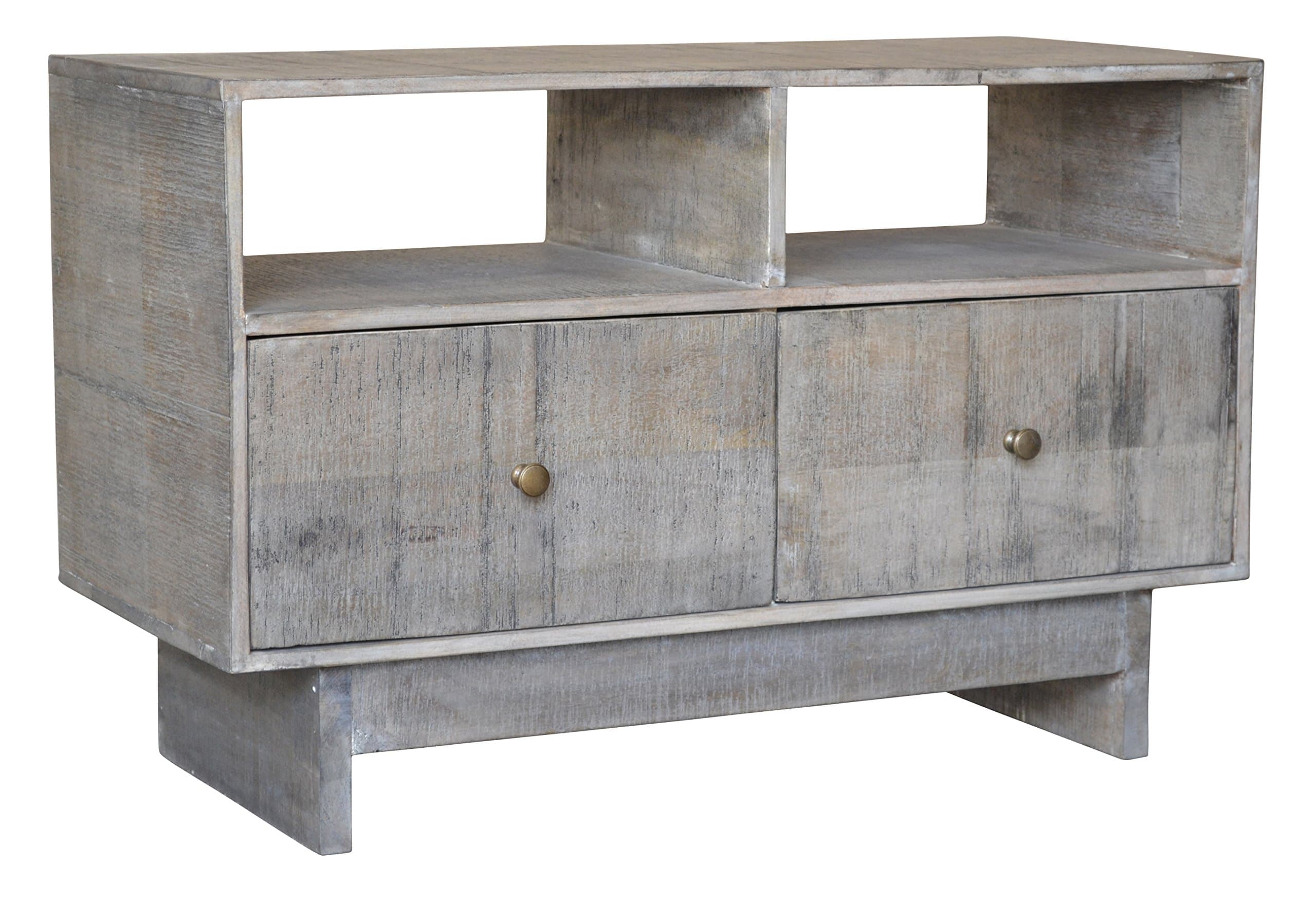 2-Drawer Media Console, Rough Salvage