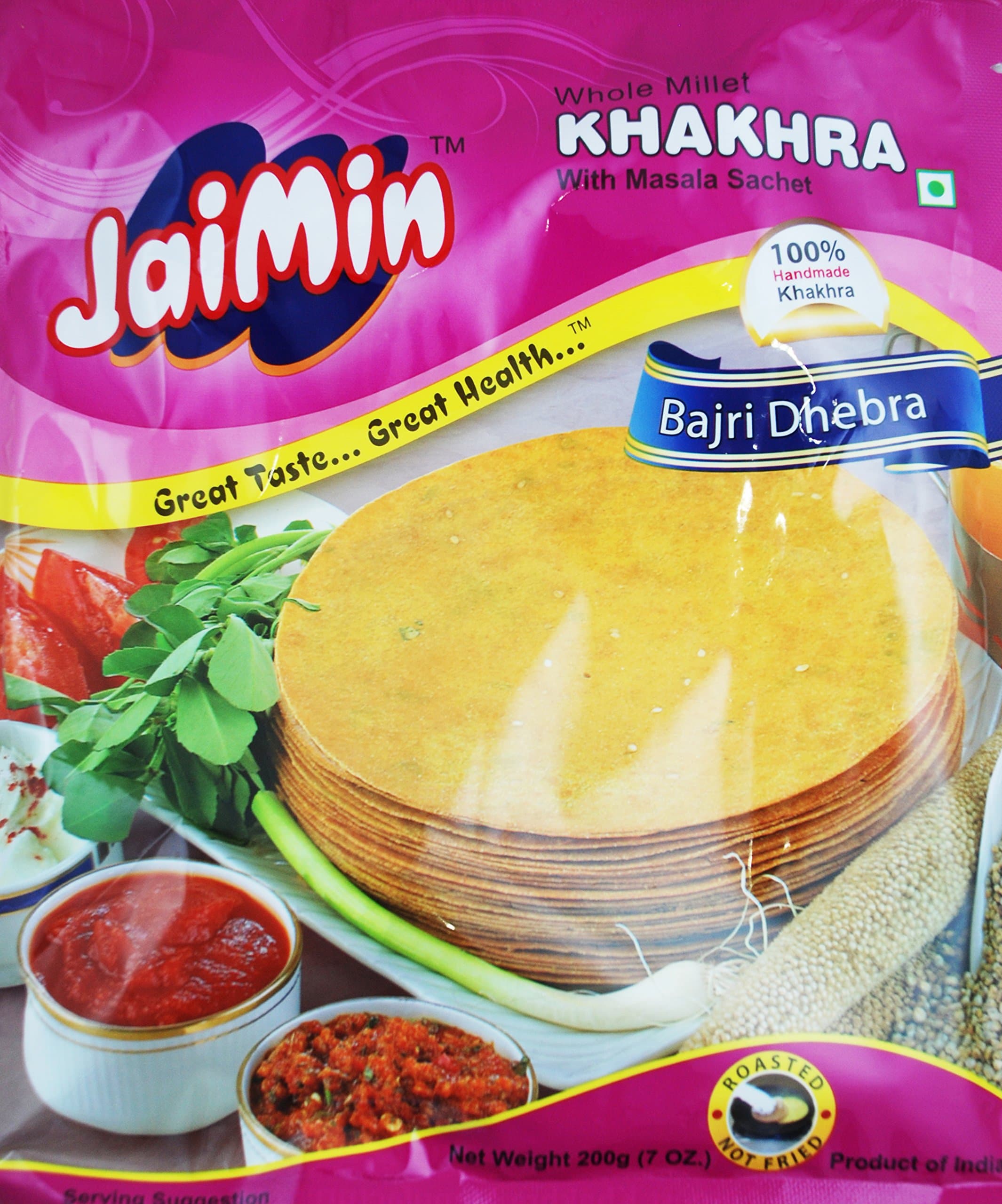 Jaimin Bajri Dhebra Khakhra 200g
