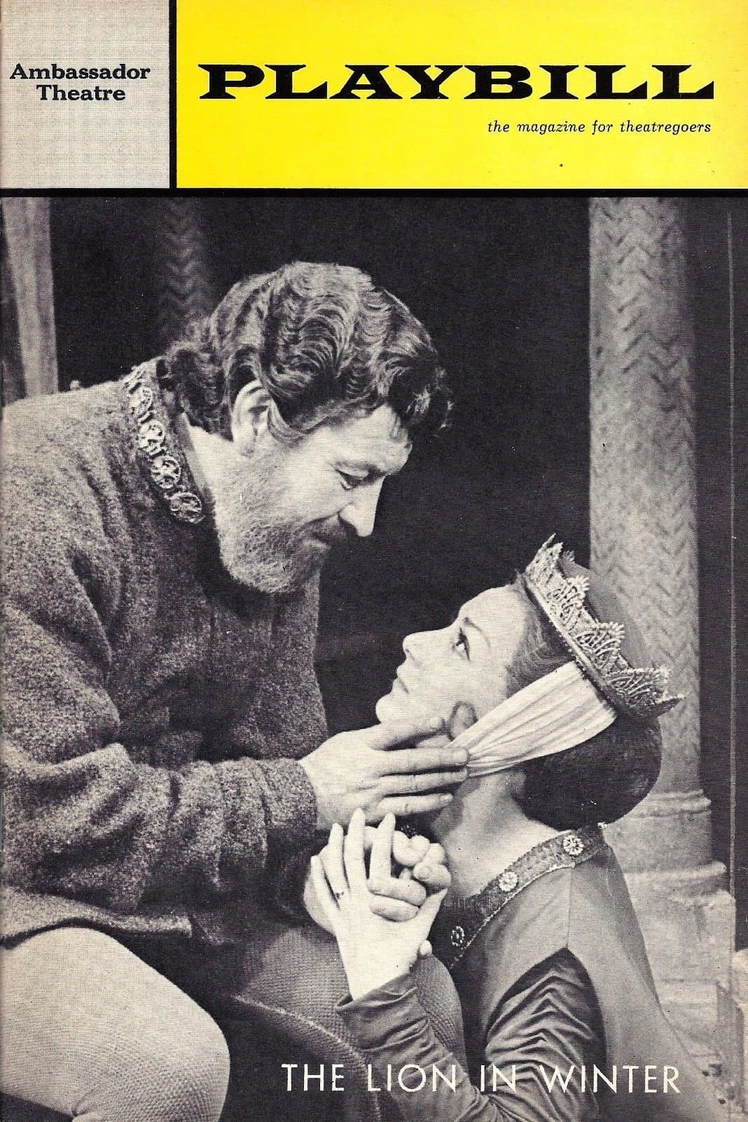 Robert Preston"LION IN WINTER" Rosemary Harris/James Rado 1966 Broadway Playbill