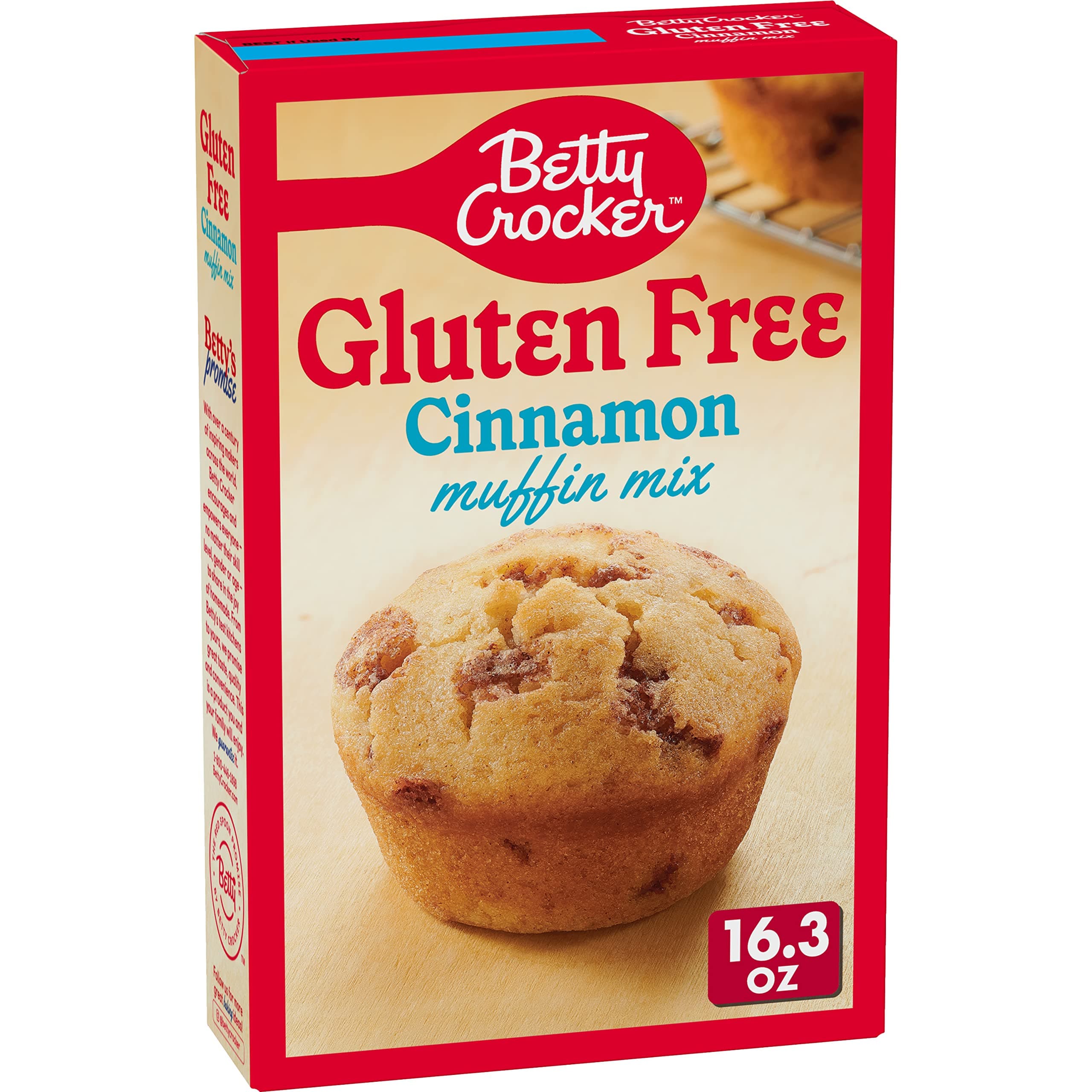 Betty CrockerCinnamon Muffin Mix, Gluten Free, 16.3 oz Box