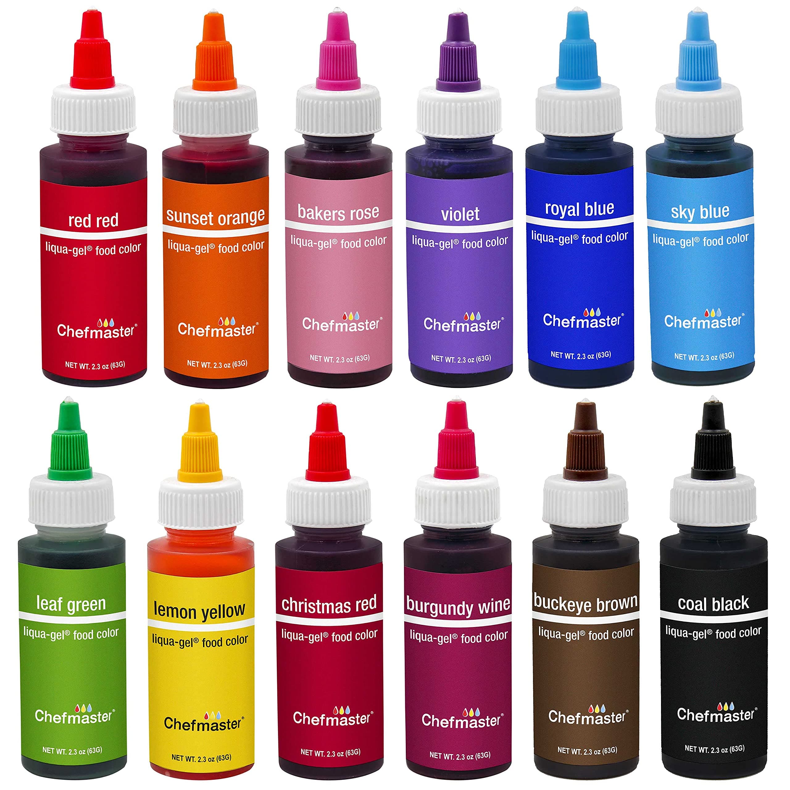 Liqua-Gel Variety Pack, Twelve 2.3 Ounce Bottles