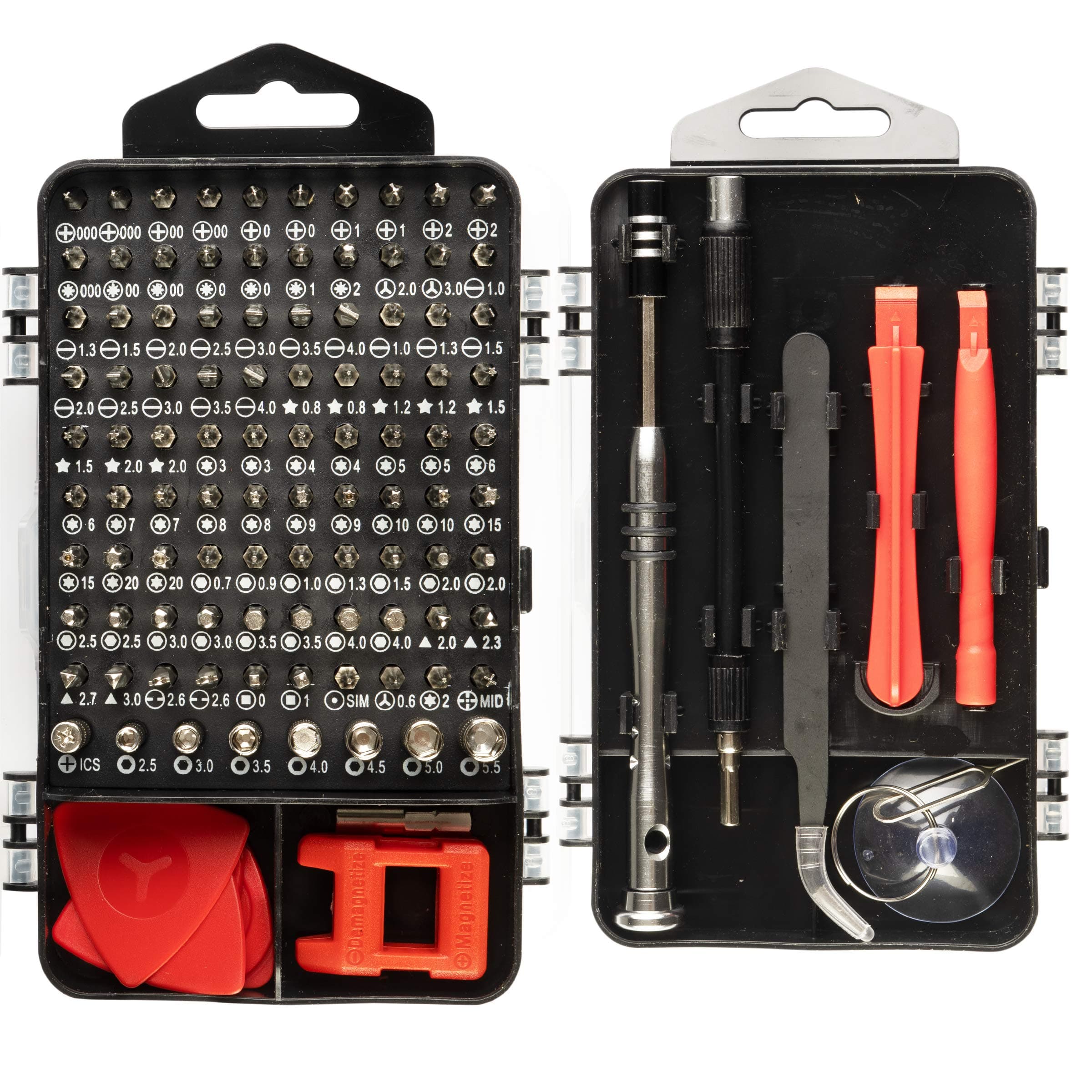 AGARO 115pcs Precision Screwdriver Set, for Smartphone, Mobile, Laptop, Tablet, Game Console and Household Repair