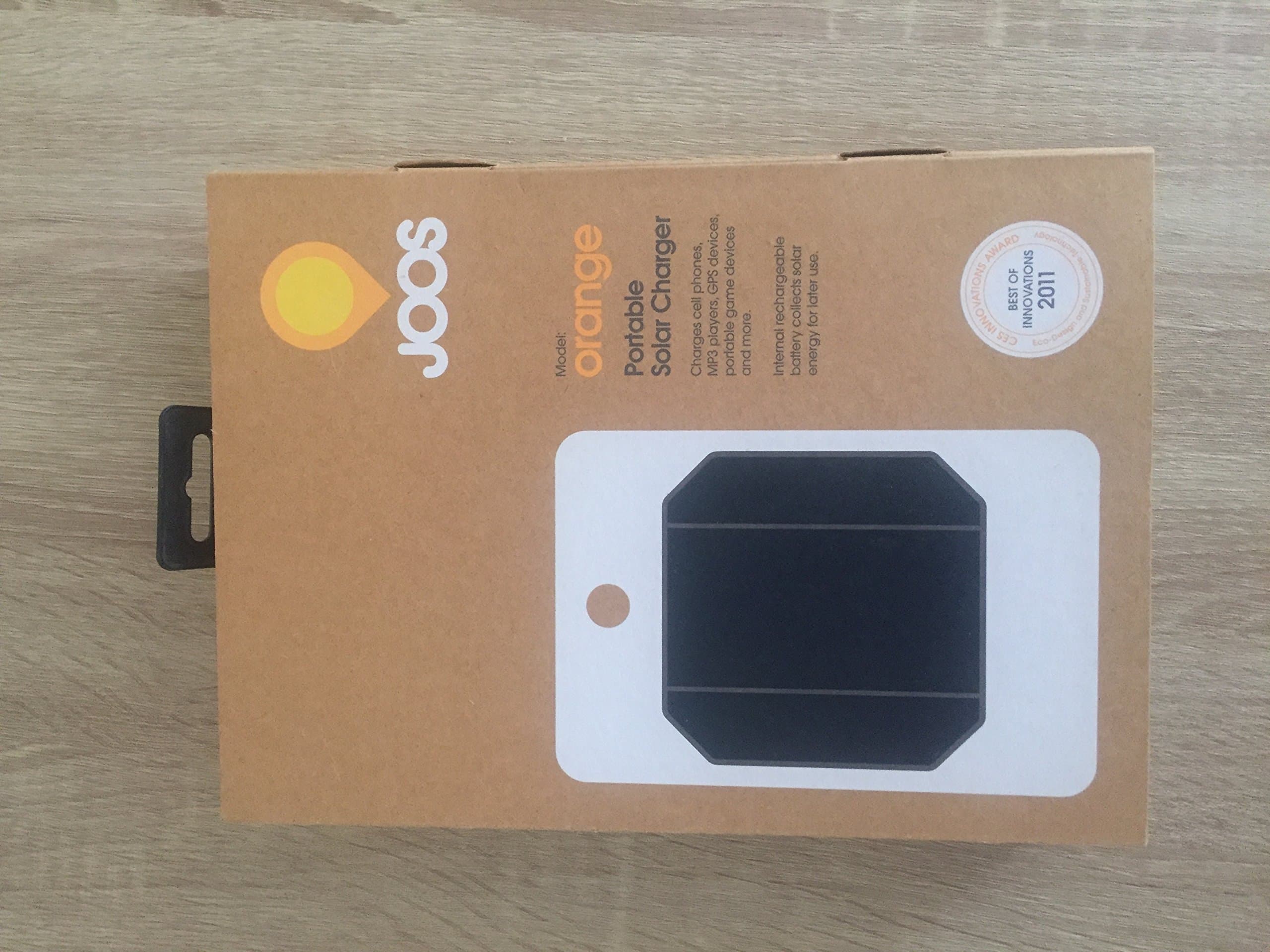 Orange Portable Solar Charger