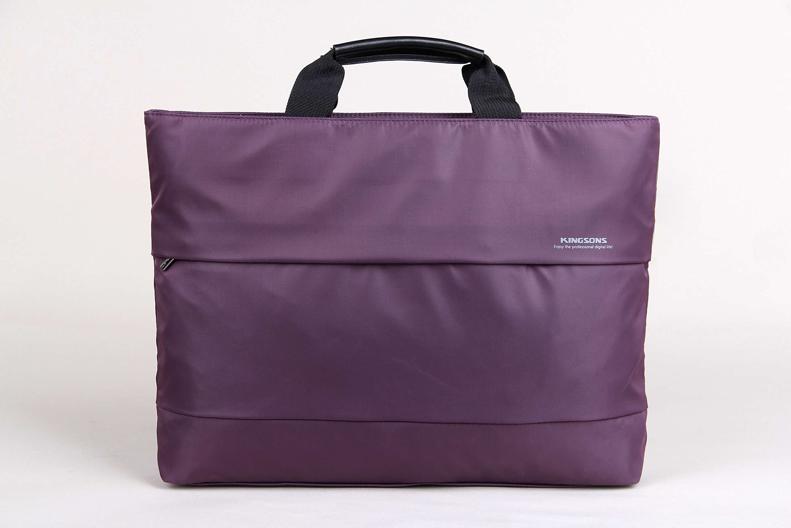 Kingsons Charlotte Series 15.4" Purple Waterproof Laptop Shoulder Bag