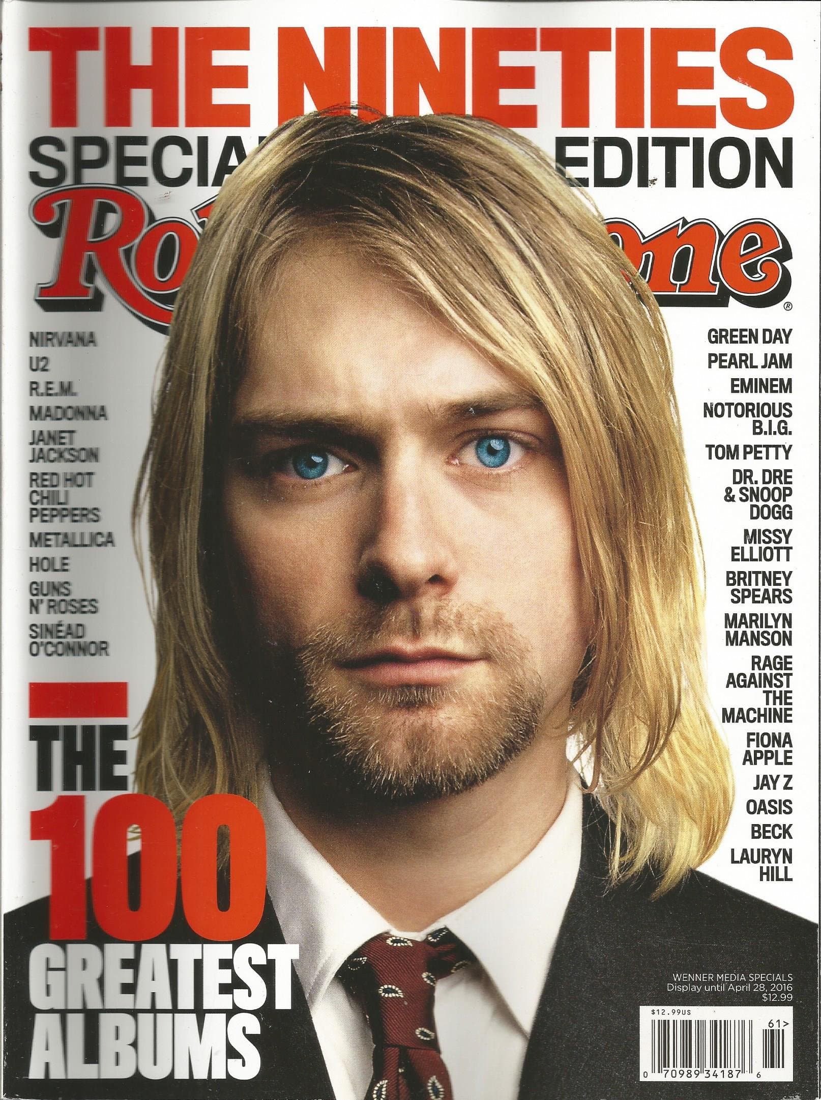 Rolling Stone Magazine The Nineties (Kurt Cobain Cover)