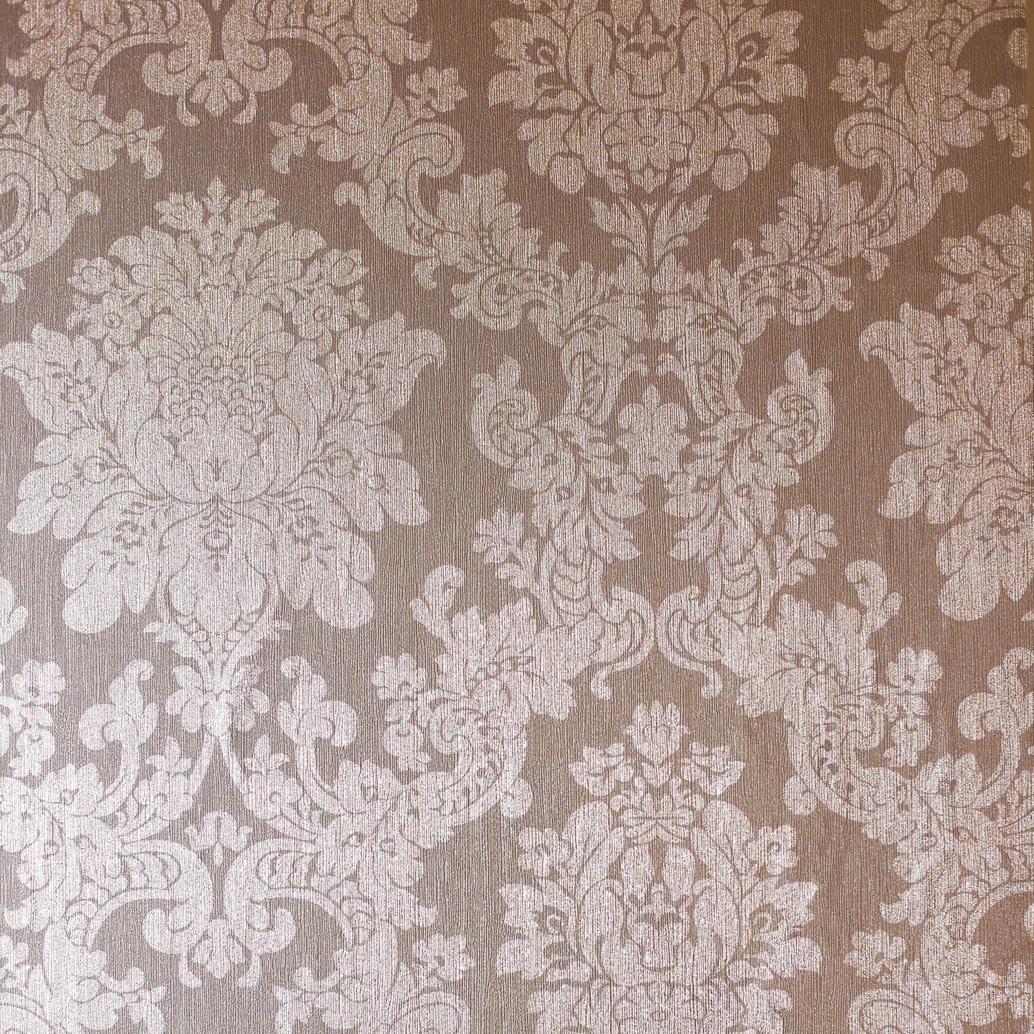 Arthouse Foil Damask Rose Gold